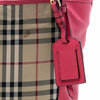 Secondhand Burberry Small Haymarket Check Coated Canvas and Calfskin Canterbury Tote