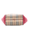 Burberry Small Haymarket Check Coated Canvas and Calfskin Canterbury Tote Secondhand