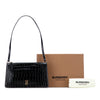 Burberry Small Crocodile Embossed Leather TB Shoulder Bag Secondhand