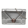 Dior Metallic Patent Microcannage Diorama Wallet on Chain Secondhand
