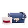 Secondhand Valentino Mini Pebbled Calfskin Rockstud Flap Crossbody