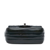 Chanel Mini Square Classic Chevron Patent Single Flap Secondhand