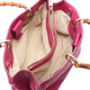 Gucci Medium Calfskin Bamboo Shopper Satchel Secondhand