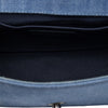 Chanel Old Medium Chevron Denim Boy Flap Secondhand