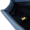 Chanel Old Medium Chevron Denim Boy Flap Secondhand