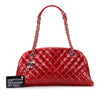 Chanel Large Glazed Calfskin Mademoiselle Bowling Bag Secondhand