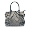 Burberry Glitter Smoke Check Canvas Check Satchel Secondhand