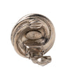 Chanel CC Silver Plated Round Clip on Earrings Secondhand