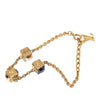 Louis Vuitton Gold Plated Strass Gamble Bracelet Secondhand