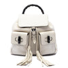 Gucci Calfskin Bamboo Tassel Drawstring Backpack Secondhand