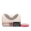 Chanel Quilted Lambskin and Tweed Elegant Trim Flap Secondhand