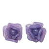 Chanel Resin Camellia Earrings Secondhand