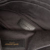 Saint Laurent Chevron Leather Monogram Zip A5 Wristlet Pouch Secondhand