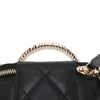 Chanel CC Quilted Lambskin Top Handle Vanity Case Secondhand