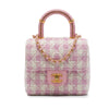 Secondhand Chanel Quilted Tweed Crush Top Handle Flap