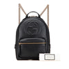 Gucci Pebbled Calfskin Soho Chain Backpack Secondhand