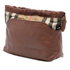 Secondhand Burberry House Check Canvas and Calfskin Little Crush Crossbody