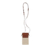 Celine Triomphe Coated Canvas Phone Pouch Flap Crossbody Secondhand