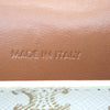 Celine Triomphe Coated Canvas Phone Pouch Flap Crossbody Secondhand