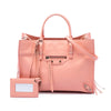Balenciaga Calfskin Papier A6 Zip Around Satchel Secondhand