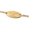 Louis Vuitton Gold Plated Game On Dice Pendant Necklace Secondhand