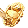Chanel Gold Plated CC Clip On Earrings Secondhand