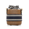Dior Oblique Wicker Bucket Bag Secondhand