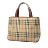 Burberry Haymarket Check Coated Canvas Tote Secondhand