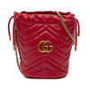 Gucci Small GG Marmont Matelasse Leather Bucket Bag Secondhand