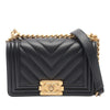 Chanel Small Chevron Caviar Boy Flap Secondhand
