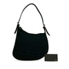 Fendi Zucchino Canvas Oyster Shoulder Bag Secondhand