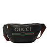 Secondhand Gucci Calfskin Logo Web Belt Bag