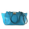 Valentino Small Grained Calfskin Rockstud Trapeze Satchel Secondhand