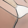 LOEWE Small Tricolor Calfskin and Suede Puzzle Satchel Secondhand
