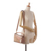 LOEWE Small Tricolor Calfskin and Suede Puzzle Satchel Secondhand