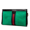 Gucci Medium Suede Web Ophidia Chain Crossbody Secondhand
