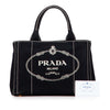 Prada Small Canvas Canapa Logo Satchel Secondhand