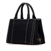 Prada Small Canvas Canapa Logo Satchel Secondhand