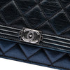 Chanel Quilted Aged Calfskin Boy Wallet on Chain Secondhand