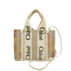Chloé Small Canvas Stitch Woody Tote Secondhand