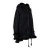 Secondhand Diliborio Double Layered Wool Jacket with Hoodie - '10s