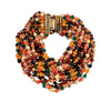 Secondhand Collection Privée Multicolor Layered Choker - '10s
