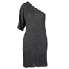 Secondhand Sabatini White One-shoulder Shimmer Dress - '10s