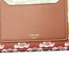 Celine Triomphe Coated Canvas Sunset Logo Horizontal Pouch Secondhand