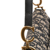 Dior Mini Oblique Canvas Saddle Bag Secondhand