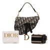 Secondhand Dior Mini Oblique Canvas Saddle Bag