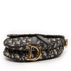 Dior Mini Oblique Canvas Saddle Bag Secondhand