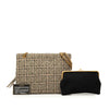 Chanel Multicolor Tweed and Leather Quadrato Box Shoulder Bag Secondhand