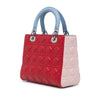 Dior Medium Tricolor Lambskin Cannage Lady Dior Secondhand
