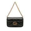 Gucci GG Marmont Matelasse Calfskin Coin Purse on Chain Secondhand